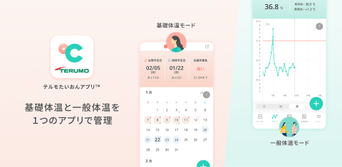 テルモたいおんアプリイメージ画像
